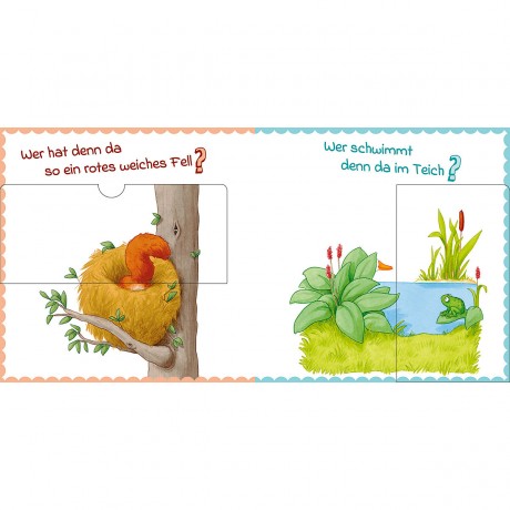 Tessloff Verlag Halloo! Welchem Tier gehort der Popo hier? Привет! Какому животному принадлежит это дно?