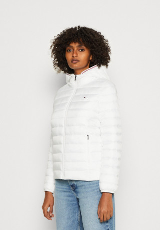 Tommy Hilfiger PADDED GLOBAL STRIPE JACKET Light jacket ecru УТЕПЛЕННАЯ КУРТКА GLOBAL STRIPE JACKET Легкая куртка экрю