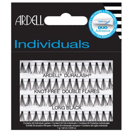 Ardell (Ардел) Duralash Knot Free Double Flares Long Black Wimpern Individuals, 1 шт.