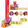 frler Domino Zug Dominosteinen Spielzeug Set Spielzeugautos fur Kinder Домино поезд домино игрушечный набор машинки для детей