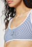 Tommy Hilfiger BRALETTE   Bikini top indigo blue/ white БРАЛЕТТ лиф бикини синий индиго/белый