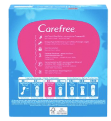 Carefree Slipeinlage Cotton Feel Normal 56 St, Прокладки ежедневные Cotton Normal 56 шт, 25 упаковок (1400 шт)