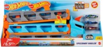 Mattel Hot Wheels 2-in-1 Rennbahn-Transporter inkl. 3 Spielzeugautos Гоночная машина Hot Wheels 2-в-1 с 3 игрушечными машинками