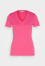 Tommy Hilfiger SLIM CODY NECK Print T-shirt bright cerise pink SLIM CODY NECK Футболка с принтом ярко-вишнево-розовый