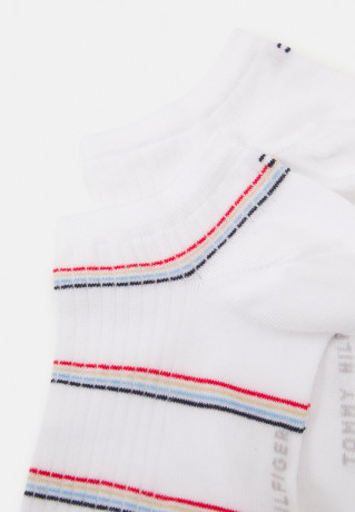 Tommy Hilfiger WOMEN SNEAKER COASTAL 2 PACK Socks white/multicolor ЖЕНСКИЕ КРОССОВКИ COASTAL 2 PACK Носки белый/многоцветный