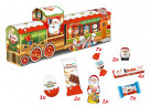 Kinder Mix Adventskalender 3D-Zug 226g, Киндер Адвент-календарь 2025 "Рождественский экспресс", 24 сладких сюрприза, 226 грамм