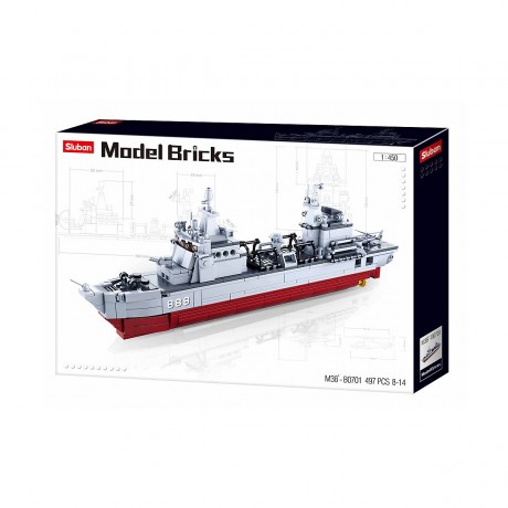 Sluban Klemmbausteine Versorgungsschiff (495 Teile) Корабль снабжения (495 шт.)