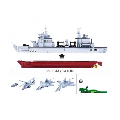 Sluban Klemmbausteine Versorgungsschiff (495 Teile) Корабль снабжения (495 шт.)