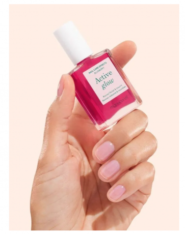 Manucurist Active Glow Blueberry Уходовый лак для ногтей с эффектом сияния и укрепления, 15 мл