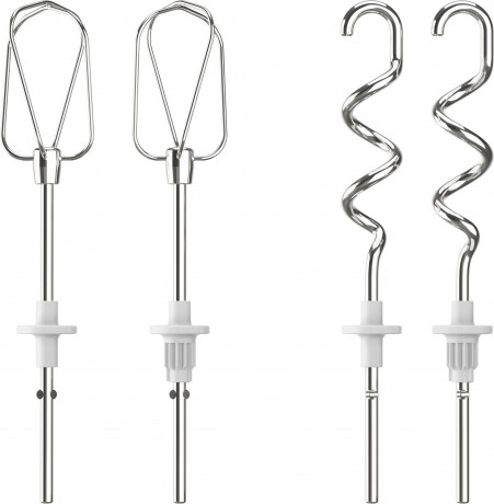 Krups Krups Handmixer 3 MIX 7000 F60814, 500 W, Turbo- Auswurftaste, Schneebesen  Knethaken aus Edelstahl  Ручной миксер Krups 3 MIX 7000 F60814, 500 Вт, кнопка турбовыталкивания, венчик, крюк для теста из нержавеющей стали