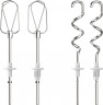 Krups Krups Handmixer 3 MIX 7000 F60814, 500 W, Turbo- Auswurftaste, Schneebesen  Knethaken aus Edelstahl  Ручной миксер Krups 3 MIX 7000 F60814, 500 Вт, кнопка турбовыталкивания, венчик, крюк для теста из нержавеющей стали