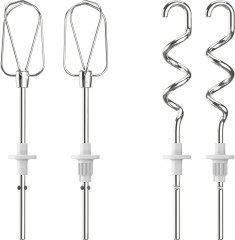 Krups Krups Handmixer 3 MIX 7000 F60814, 500 W, Turbo- Auswurftaste, Schneebesen  Knethaken aus Edelstahl  Ручной миксер Krups 3 MIX 7000 F60814, 500 Вт, кнопка турбовыталкивания, венчик, крюк для теста из нержавеющей стали