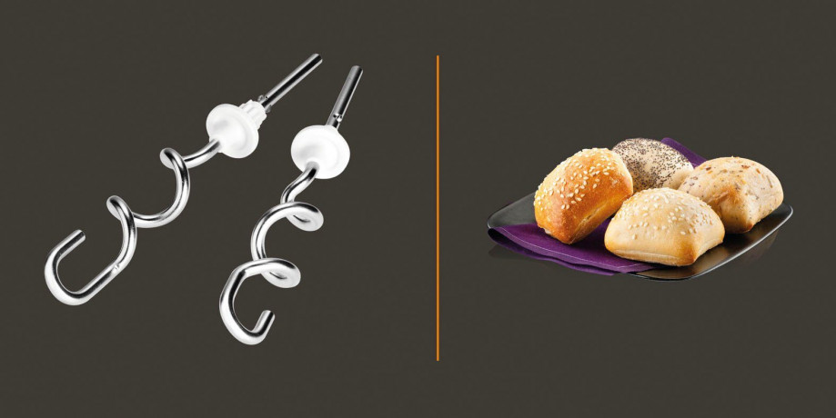 Krups Krups Handmixer 3 MIX 7000 F60814, 500 W, Turbo- Auswurftaste, Schneebesen  Knethaken aus Edelstahl  Ручной миксер Krups 3 MIX 7000 F60814, 500 Вт, кнопка турбовыталкивания, венчик, крюк для теста из нержавеющей стали