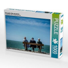 CALVENDO Puzzle CALVENDO Puzzle Drei grosse Vater plauderten Пазл CALVENDO Puzzle Три великих отца болтали