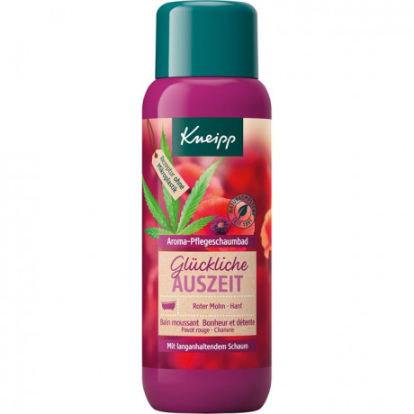 Kneipp Aroma-Pflegeschaumbad Glückliche Auszeit, Пенно-кремовые ванны Арома-уход для ванн с пеной Happy Break 400 мл