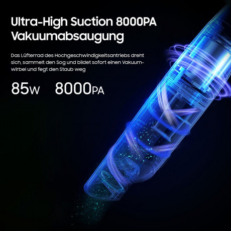 Aoucheni Aoucheni Akku-Handstaubsauger 3 in 1 Akku-Handstaubsauger mit Ladestation, 85,00 W, beutellos  Беспроводной ручной пылесос Aoucheni Беспроводной ручной пылесос 3 в 1 с зарядной станцией, 85,00 Вт, без мешка