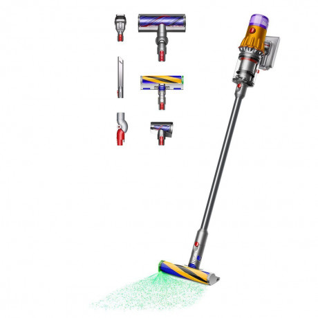 DYSON DYSON Akku-Hand-und Stielstaubsauger V12™ Detect Slim Absolute, 545 W, Beutellos, Berichtet die Daten in Echtzeit uber das LCD-Display  Беспроводной ручной пылесос DYSON V12™ Detect Slim Absolute, 545 Вт, без мешка, сообщает данные в режиме реальног