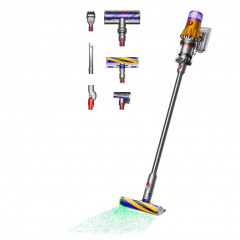 DYSON DYSON Akku-Hand-und Stielstaubsauger V12™ Detect Slim Absolute, 545 W, Beutellos, Berichtet die Daten in Echtzeit uber das LCD-Display  Беспроводной ручной пылесос DYSON V12™ Detect Slim Absolute, 545 Вт, без мешка, сообщает данные в режиме реальног