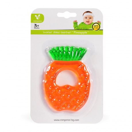 MONI Beissring Ananas Kuhlbeissring als Zahnungshilfe Beissringe Прорезыватель для зубов с ананасом Прорезыватель для зубов Kuhl как вспомогательное средство при прорезывании зубов