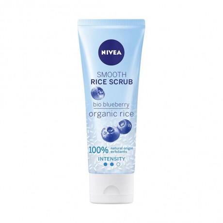 Nivea Reis Peeling Bio Blaubeere Рисовый пилинг органическая черника