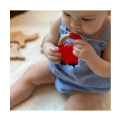 nibbling Beissringe  Super Food Erdbeere Прорезыватели Super Food Клубника