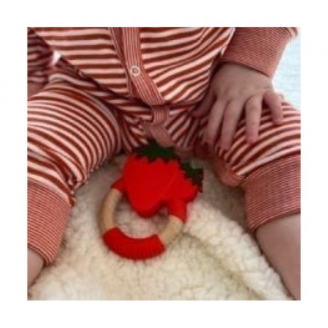 nibbling Beissringe  Super Food Erdbeere Прорезыватели Super Food Клубника