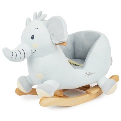 bieco Schaukelpferd Plusch Elefant Schaukeltier 60 cm Baby Wippe Holz Spielzeug ab 9M Schaukeltiere Лошадка-качалка