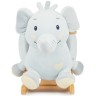 bieco Schaukelpferd Plusch Elefant Schaukeltier 60 cm Baby Wippe Holz Spielzeug ab 9M Schaukeltiere Лошадка-качалка