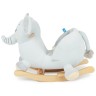 bieco Schaukelpferd Plusch Elefant Schaukeltier 60 cm Baby Wippe Holz Spielzeug ab 9M Schaukeltiere Лошадка-качалка