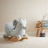 bieco Schaukelpferd Plusch Elefant Schaukeltier 60 cm Baby Wippe Holz Spielzeug ab 9M Schaukeltiere Лошадка-качалка