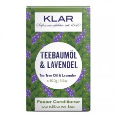 Klar Seifen Fester Conditioner Teebaumol &amp; Lavendel 100g  Твердый кондиционер Молекула чайного дерева и лаванда 100г