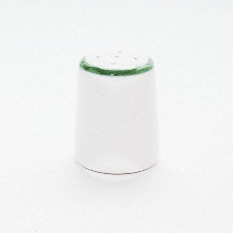 Gmundner Keramik Gmundner Keramik Gruner Rand Salzstreuer glatt h: 5 cm Солонка Gmundner Ceramics Green Rim гладкая, высота: 5 см