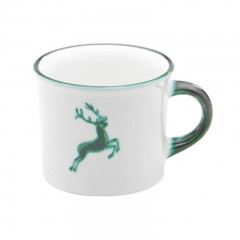 Gmundner Keramik Gmundner Keramik Gruner Hirsch Kaffeehaferl glatt 0,24 L / h: 7,8 cm Кофейная кружка Gmundner Ceramic Green Deer гладкая 0,24 л / высота: 7,8 см