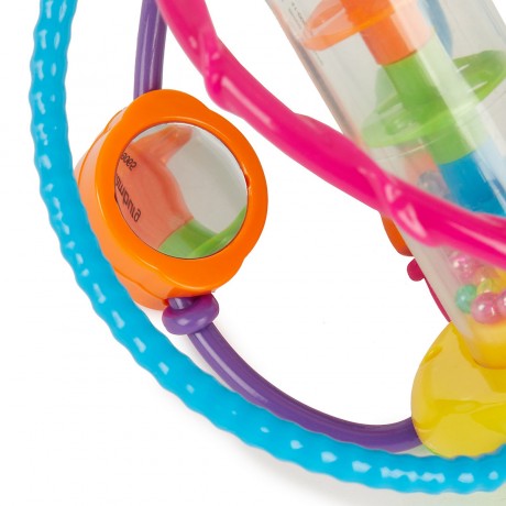 bieco Motorikball -Schleife Greifball Baby Beissring mit Rassel Motorikspielzeug Oball Greiflinge Моторные навыки