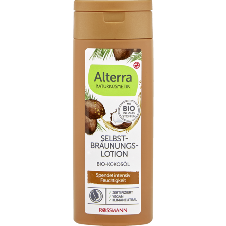 Alterra NATURKOSMETIK Selbstbräunungslotion, Альтерра лосьон для автозагара с био маслами кокоса и какао 200мл