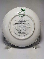 Hutschenreuther Dankgebet Коллекционная тарелка "Благодарственная молитва", 3102В, 20см, Германия, 1990г.