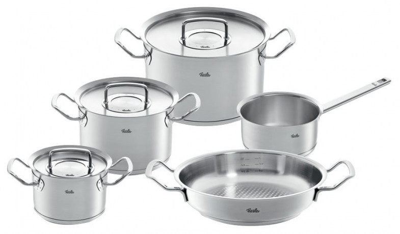 Fissler Fissler Topfset 5-tlg. ORIGINAL-PROFI COLLECTION silber Набор горшков Fissler, 5 штук. ОРИГИНАЛЬНАЯ ПРОФЕССИОНАЛЬНАЯ КОЛЛЕКЦИЯ