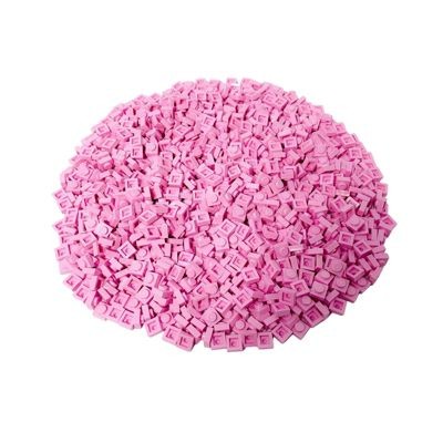 LEGO LEGO 1x1 Platten Rosa - 1000 Stuck - Bright pink plate 3024 Тарелки LEGO 1x1 розовые - 1000 штук - Ярко-розовая тарелка 3024