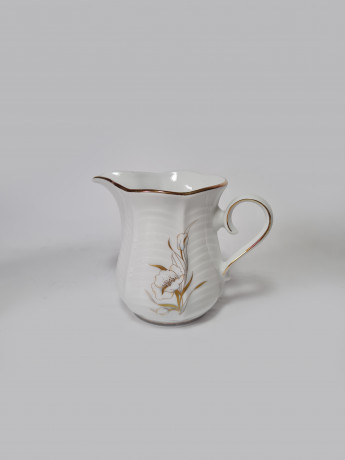 Winterling Markteluthen Bavaria Изысканный фарфоровый набор: cахарница и молочник с позолотой и рельефным рисунком, Германия, 1960-70гг.