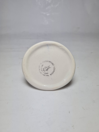 Decorado Amano Подсвечник с ярким цветочным рисунком, ручная роспись, 4 x 7 см, Италия, 1960-70гг.