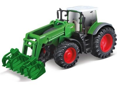 Bburago Spielzeugtraktor Fendt 1050 Vario mit Frontgreifer (10cm) Игрушечный трактор Fendt 1050 Vario с передним захватом (10 см)