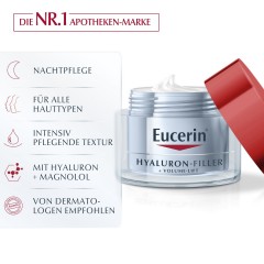 Eucerin Hyaluron-Filler + Volume-Lift Nachtpflege  Ночной уход Hyaluron-Filler + Volume-Lift