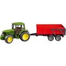 Bruder Trak 38cm John Deere 6920 mit Wannenkippanhanger Трак 38 см John Deere 6920 с самосвальным прицепом