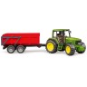 Bruder Trak 38cm John Deere 6920 mit Wannenkippanhanger Трак 38 см John Deere 6920 с самосвальным прицепом