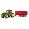 Bruder Trak 38cm John Deere 6920 mit Wannenkippanhanger Трак 38 см John Deere 6920 с самосвальным прицепом