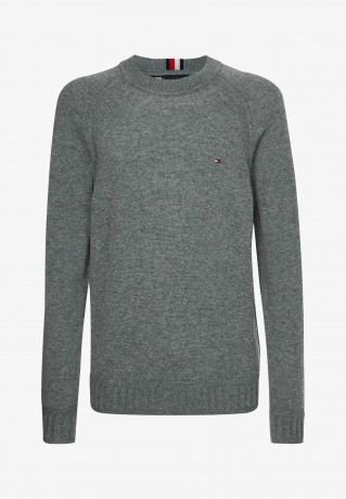 Tommy Hilfiger C-NECK Jumper grau C-ШЕЯ Джемперы Серый