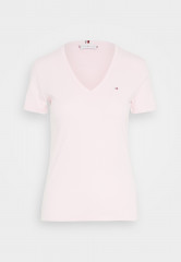 Tommy Hilfiger SLIM CODY NECK Print T-shirt pastel pink SLIM CODY NECK Футболка с принтом пастельно-рзовый