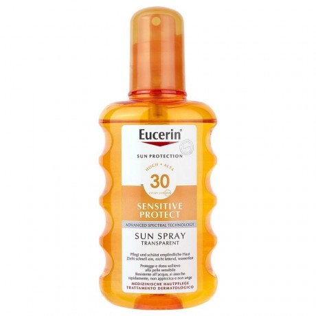 Eucerin Sun Spray transparent LSF 30  Солнцезащитный спрей прозрачный SPF 30