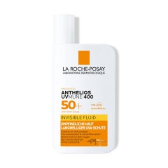 La Roche-Posay ROCHE-POSAY Anthelios Sonnenschutz Invisible Fluid UVMune400 LSF 50+ fur alle Hauttypen geeignet  Солнцезащитный флюид ROCHE-POSAY Anthelios Invisible Fluid UVMune400 SPF 50+ подходит для всех типов кожи