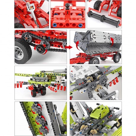 MOULD KING Klemmbausteineset Traktor Комплект зажимных блоков трактор